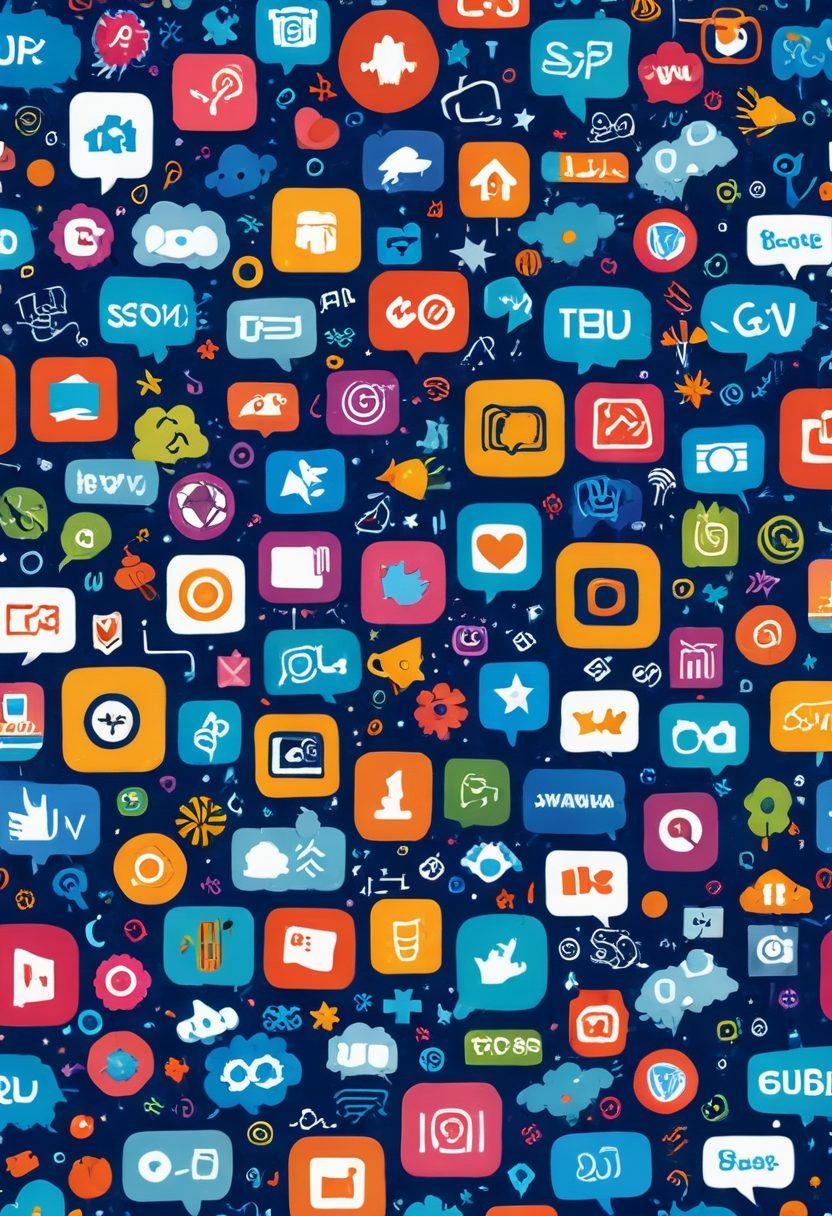 A colorful collage showcasing a variety of engaging web applications, each represented by vivid icons and playful illustrations. Include elements like games, video streaming, and interactive social media, intertwined with dynamic shapes and lively patterns, embodying the essence of entertainment. The background should be bright and inviting, enhancing the sense of fun and excitement. vector art. vibrant colors. playful design.